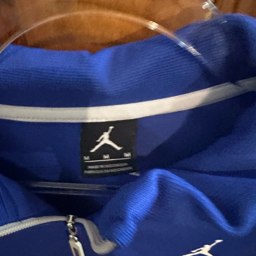 Jordan Royal Blue and White Zip-Up Jacket - Picture 7 of 9